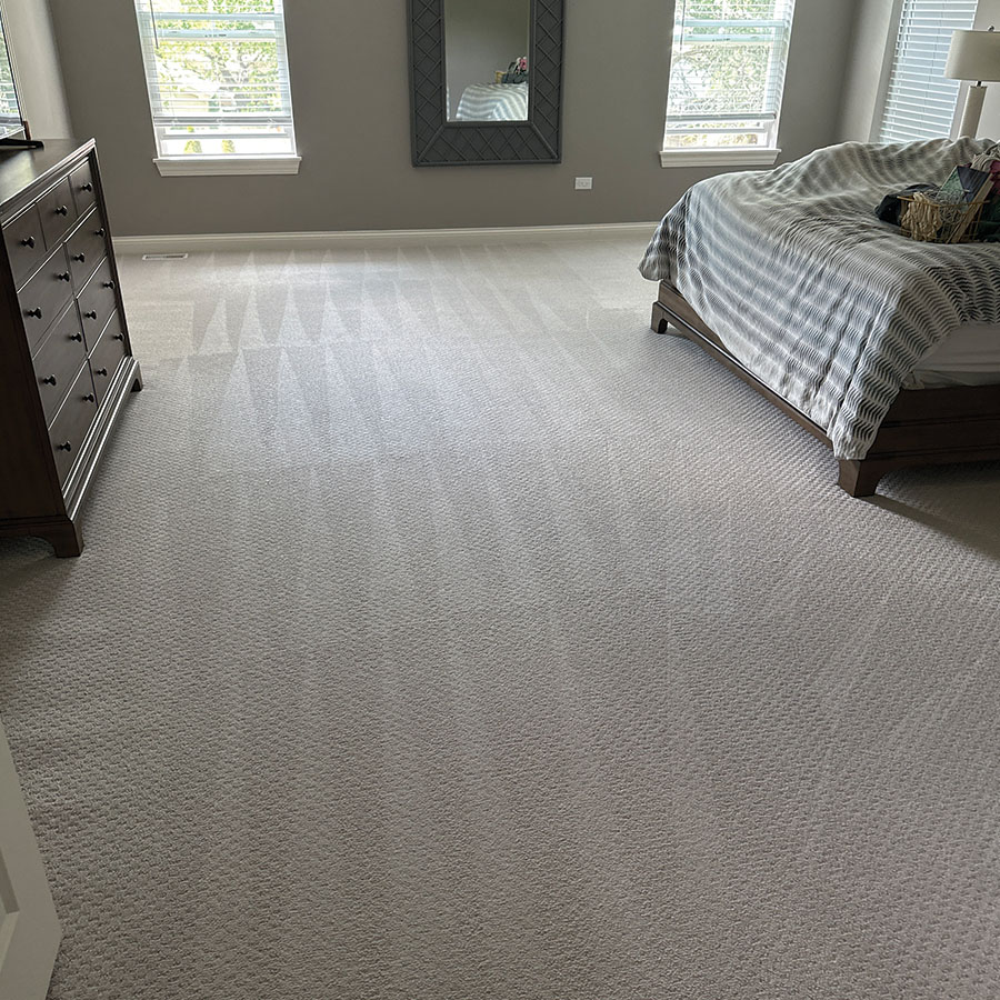 a cleaned carpet in chicago ridge